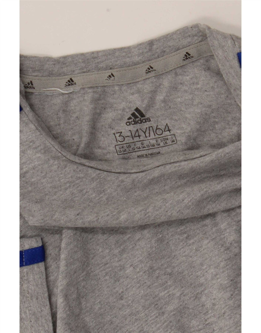 Adidas Jungen T-Shirt Top 13-14 Jahre Grau