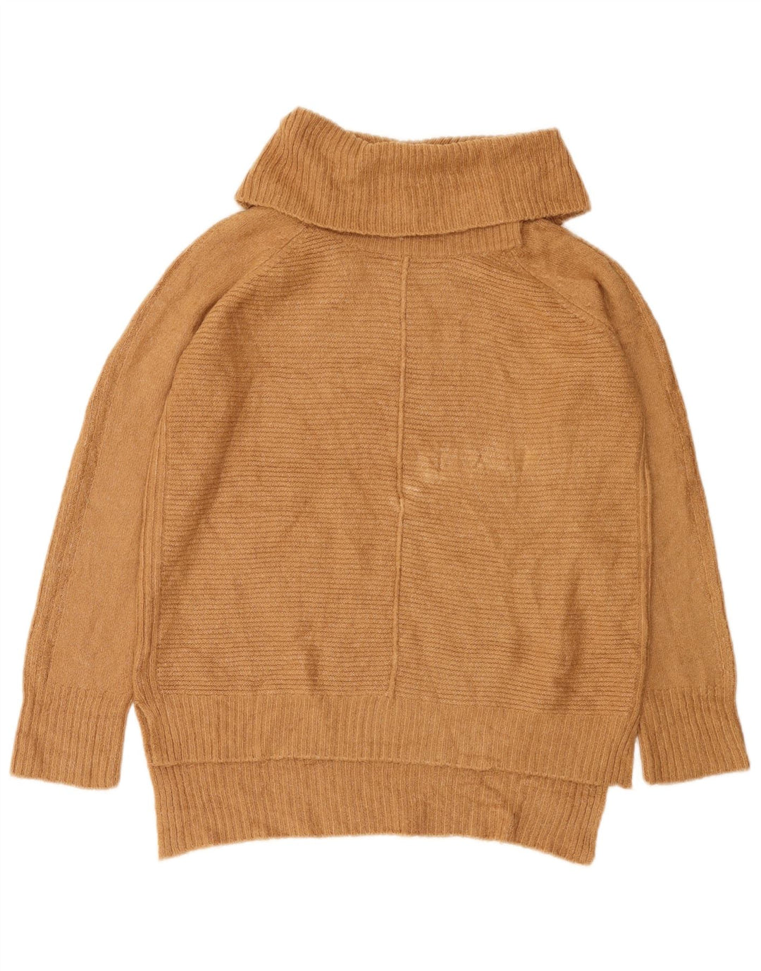 Oasis Damen-Pullover mit Rollkragen, übergroß, Gr. 10, Größe S, Beige, Acryl