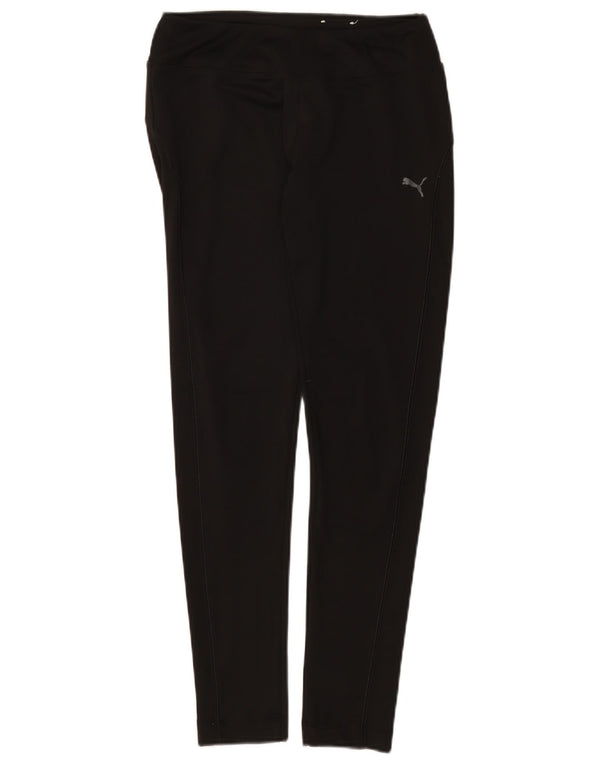 Puma Damen Leggings UK 10 Small Schwarz Polyester
