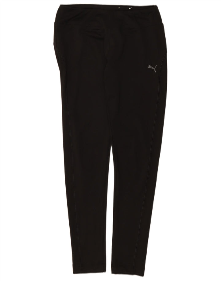 Puma Damen Leggings UK 10 Small Schwarz Polyester
