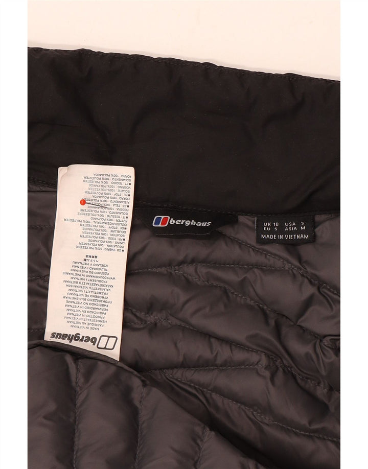 BERGHAUS Wattierte Damenjacke UK 10 Small Schwarz Polyester