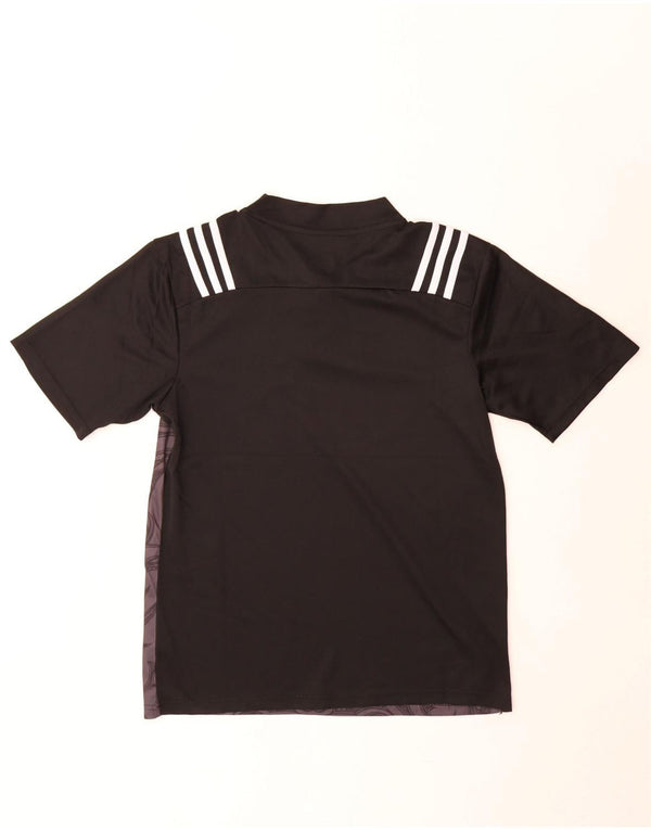 Adidas Herren Grafik T-Shirt Top Medium Schwarz Paisley Polyester