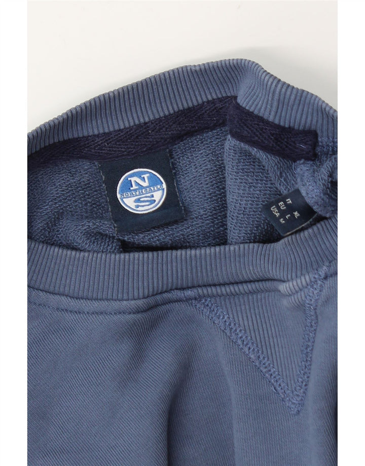 North Sails Herren Sweatshirt Pullover Mittelblau