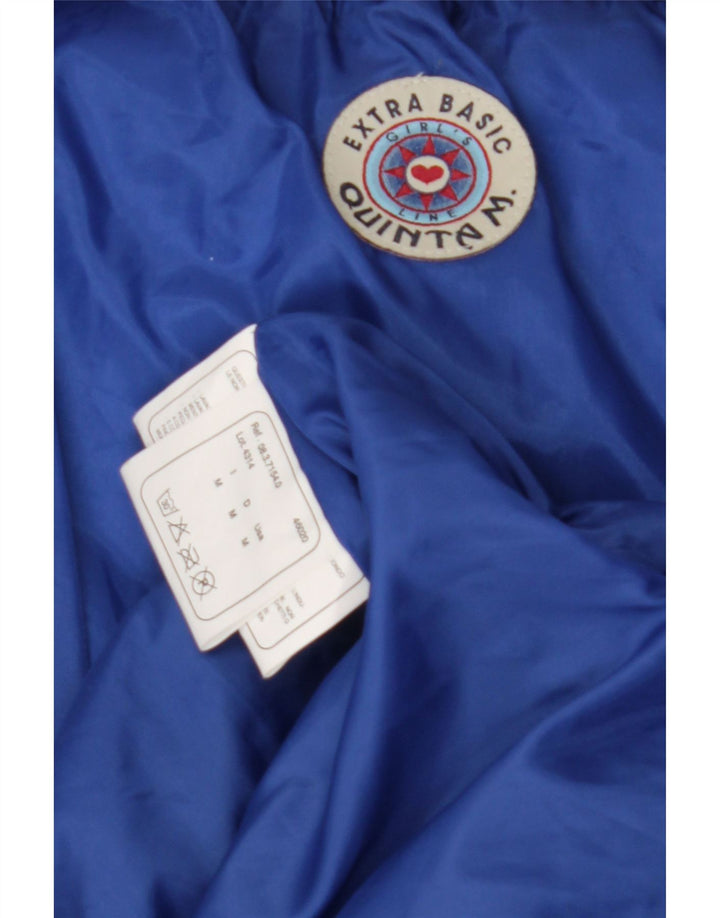 Vintage Herren Wattierte Jacke UK 38 Medium Schwarz Polyester