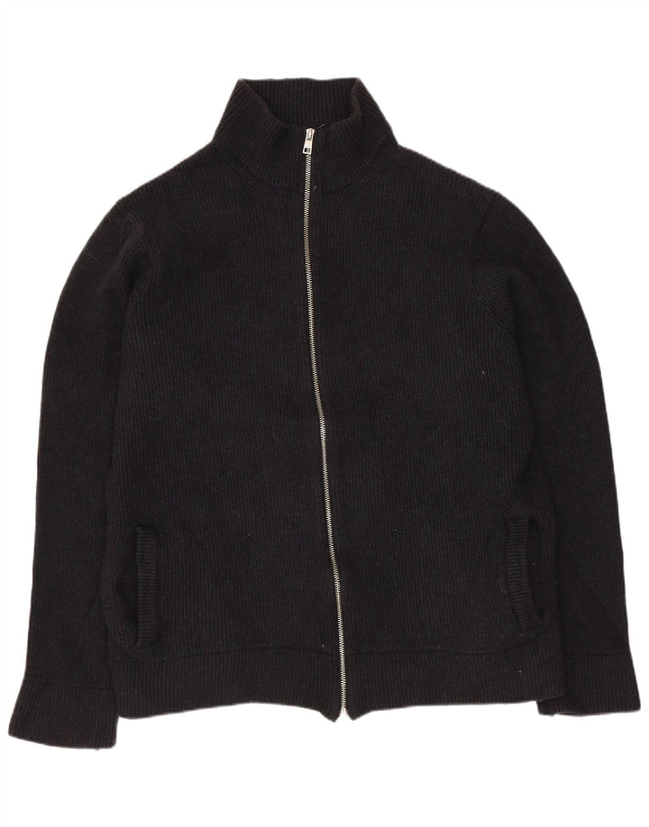 Marks & Spencer Damen Strickjacke UK 18 XL Schwarze Wolle