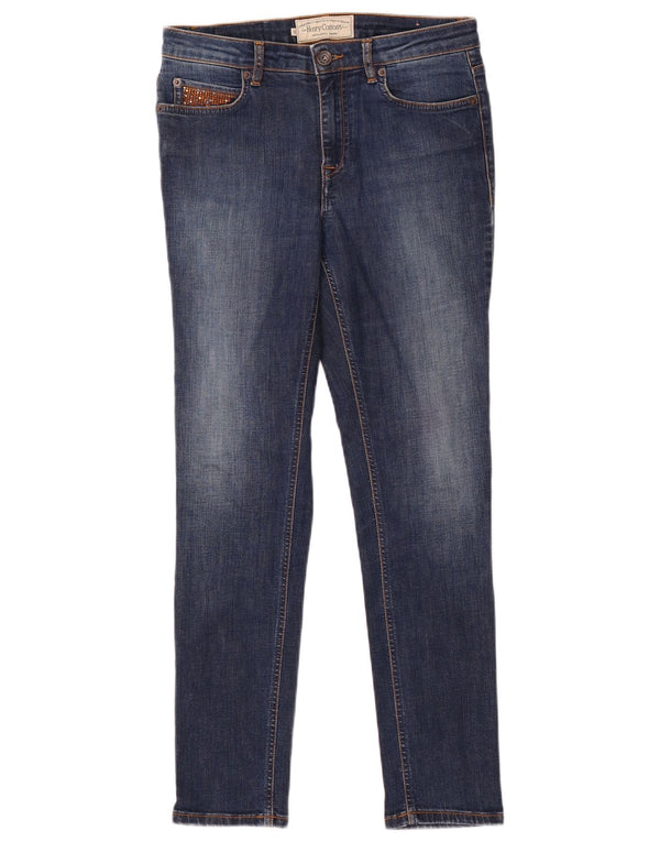 Henry Cottons Damen Skinny Jeans W29 L28 Blaue Baumwolle