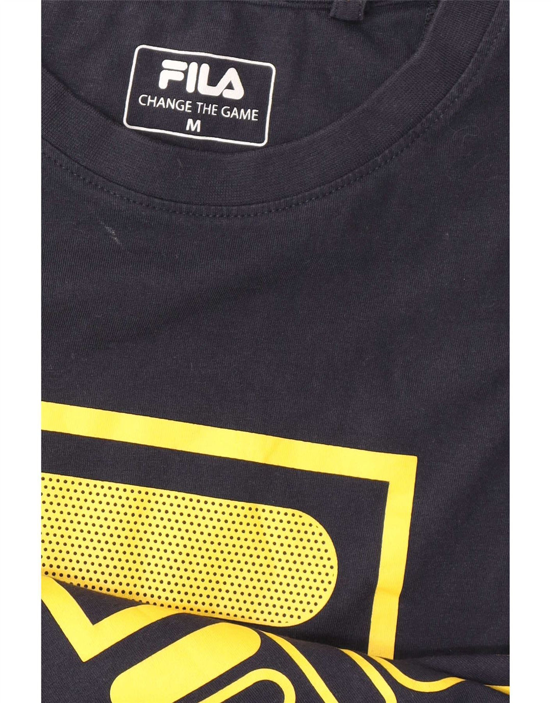 Fila Herren T-Shirt mit Grafik, mittelgroß, Marineblau