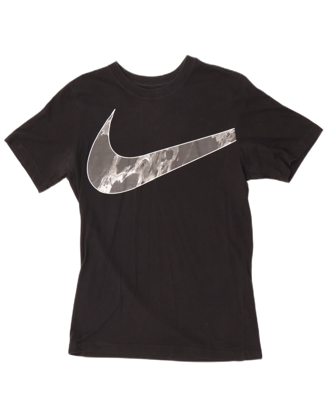 Nike Herren Dri Fit Graphic T-Shirt Top Small Schwarz Baumwolle
