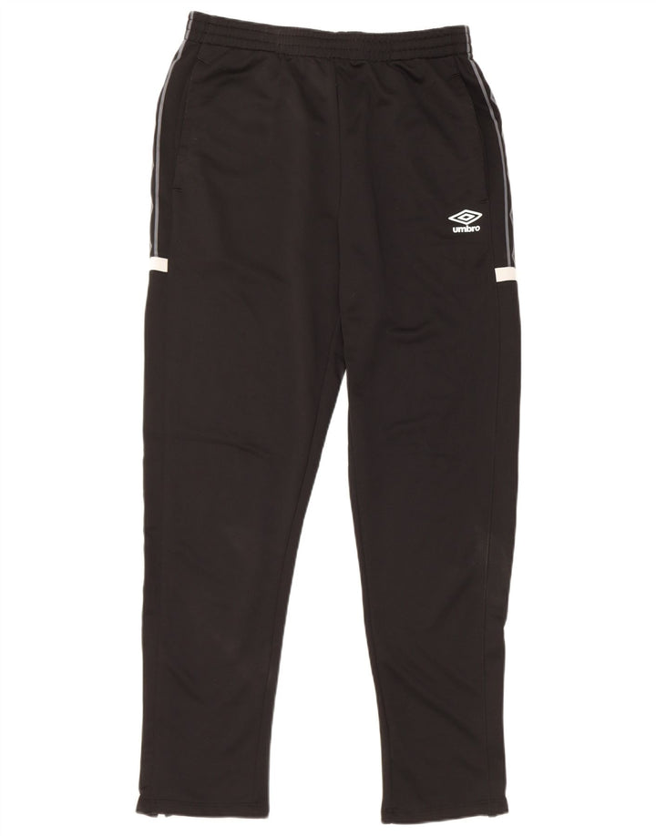 Umbro Herren-Trainingshose mit Grafik, mittelschwarzes Polyester