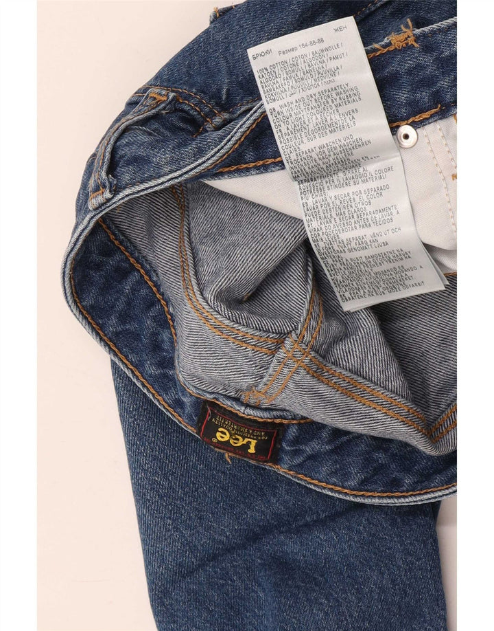 Lee Herren Carol Cropped Jeans W28 L25 Blaue Baumwolle
