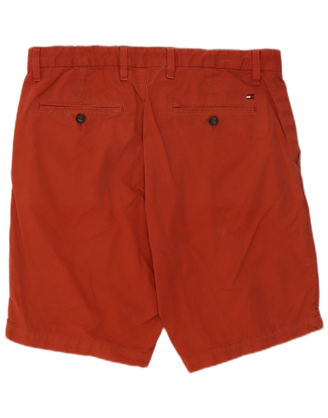 Tommy Hilfiger Herren Chinoshorts W33 mittelrote Baumwolle