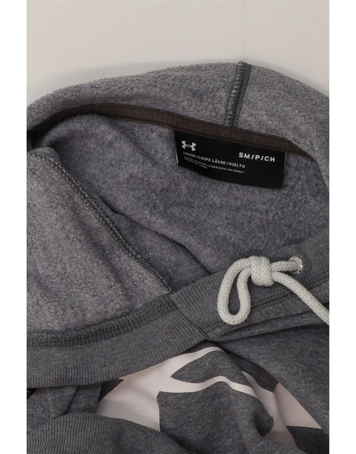 Under Armour Herren-Kapuzenpullover mit Grafik, Größe S, Grau, Baumwolle