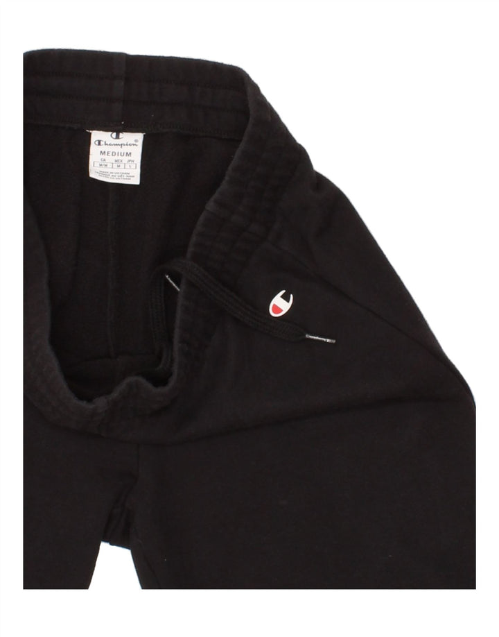 CHAMPION Womens Leggings UK 12 Medium  Black Vintage Champion and Second-Hand Champion from Messina Hembry 