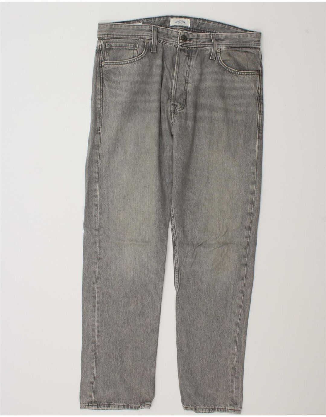 Jack & Jones Herren GLENN Slim Jeans W32 L32 Graue Baumwolle
