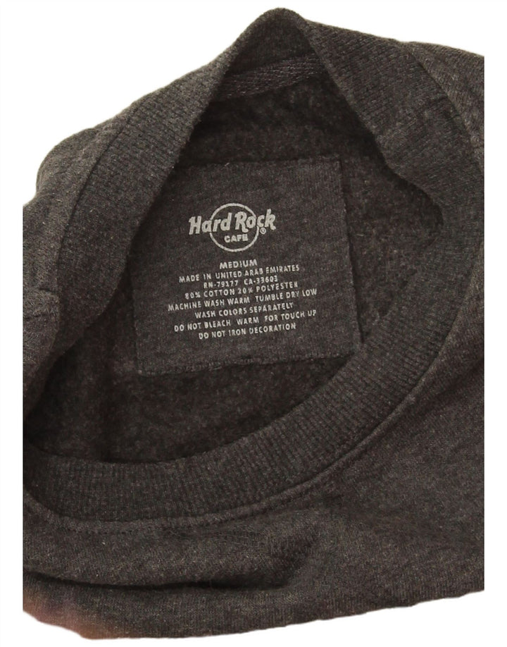 Hard Rock Cafe Herren-Sweatshirt mit Hollywood-Grafik, Mittelgrau meliert