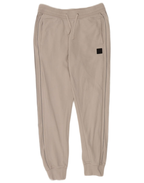 Fila Damen Trainingshose Jogger UK 10 Small Off White Cotton