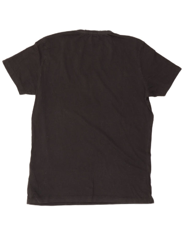 Calvin Klein Jeans Herren T-Shirt Top 2XL Schwarz Baumwolle