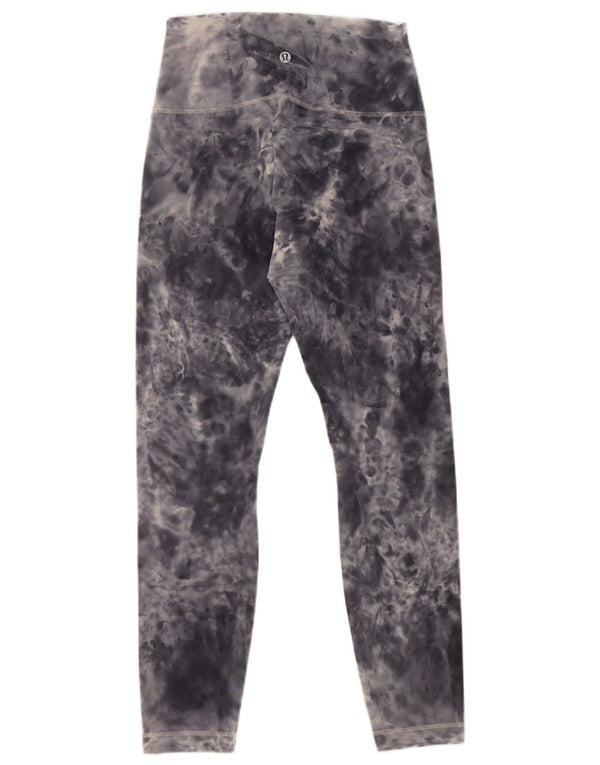 Lululemon Damen Leggings US 4 Small Grau Tie Dye