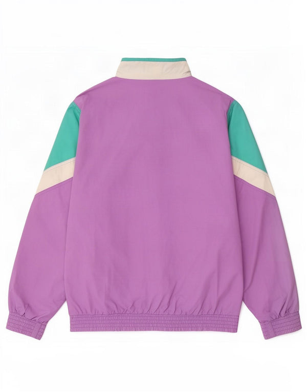 Golden Cup Damen-Trainingsanzug-Top-Jacke, UK 14, Größe L, Lila, Farbblock