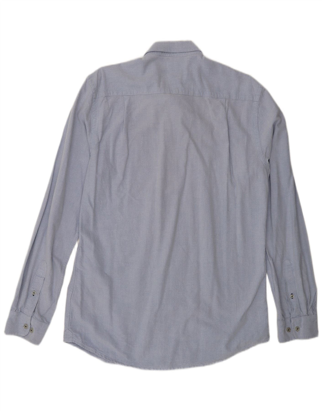Crew Clothing Herrenhemd, groß, aus blauer Baumwolle