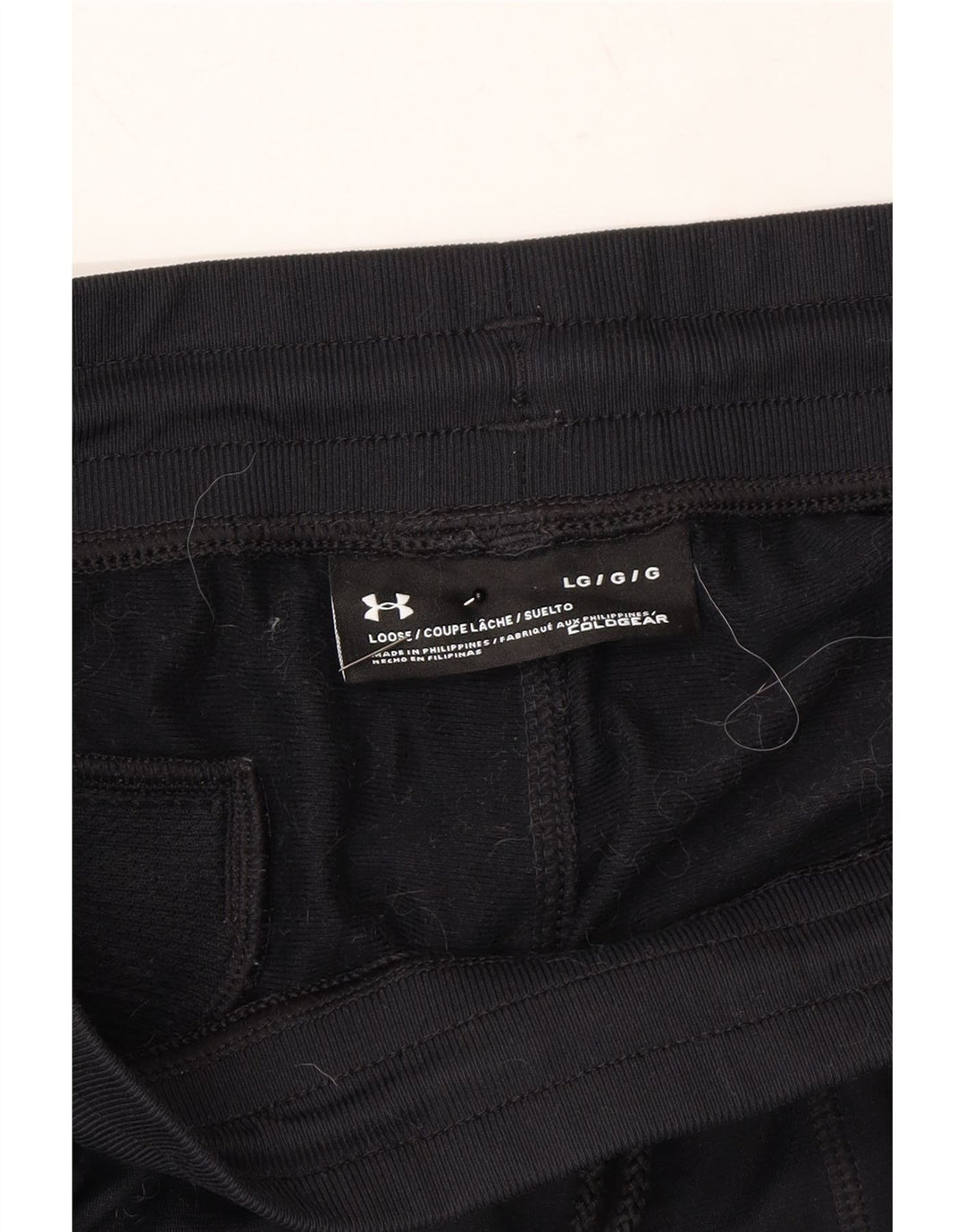 UNDER ARMOUR Mens Tracksuit Trousers Joggers Large Black Polyester Vintage Under Armour and Second-Hand Under Armour from Messina Hembry 