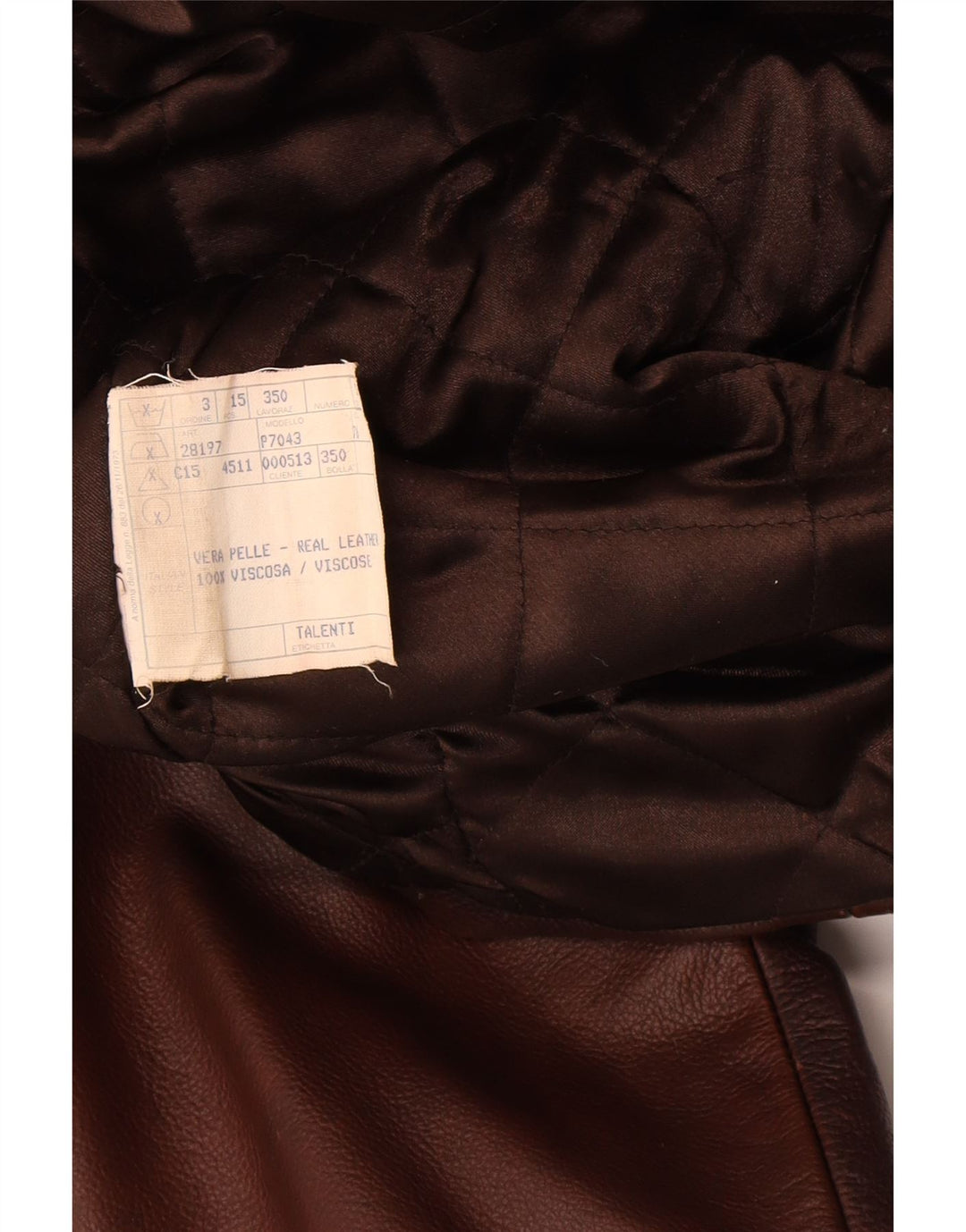 Hide Park Herren Lederjacke IT 52 XL Braunes Leder