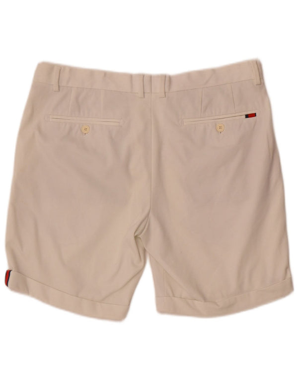 Zara Herren Chinoshorts EU 42 Large W32 Weiß