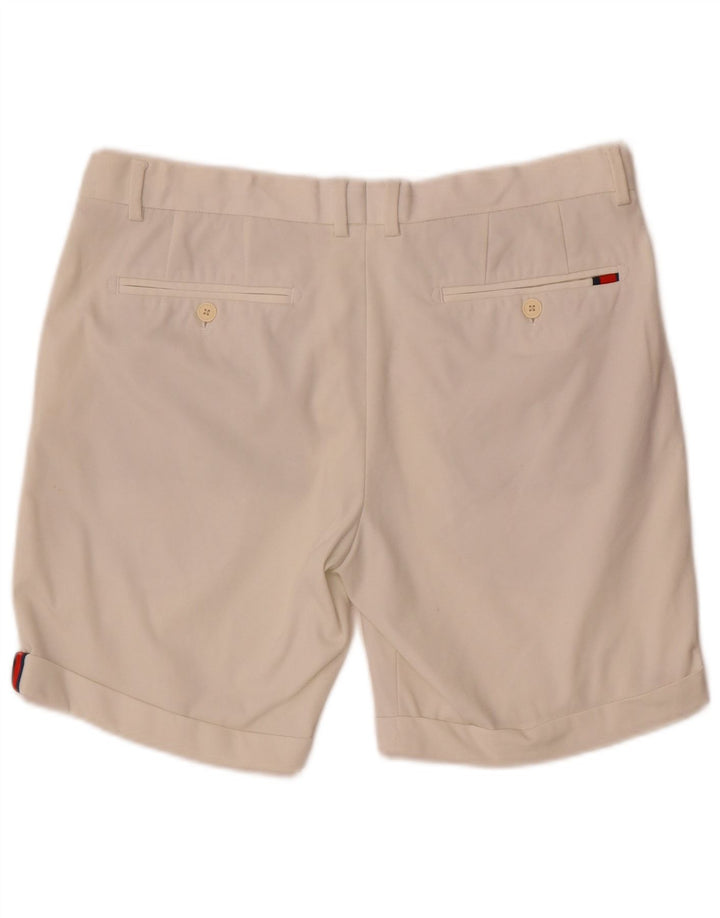 Zara Herren Chinoshorts EU 42 Large W32 Weiß