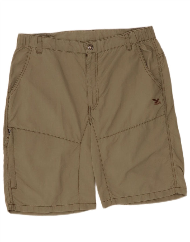 SALEWA Herren Cargo-Shorts, Größe L, W34, Khaki, Nylon
