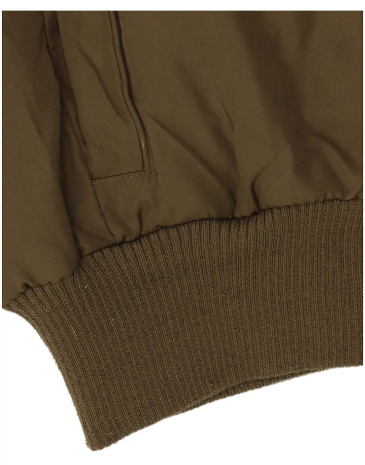 LEE Damen Übergroße, gepolsterte Jacke mit Kapuze, UK 10, Größe S, Khaki, Polyester