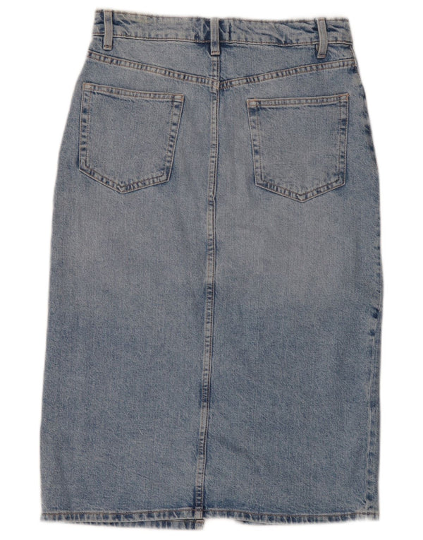 Zara Damen Jeansrock Medium W28 Blau