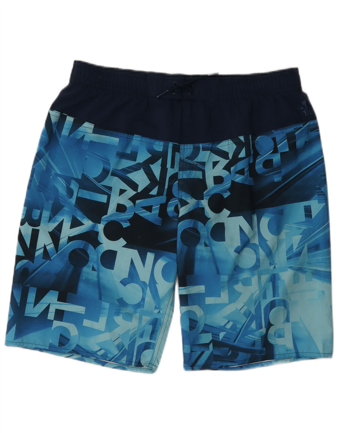 Adidas Jungen Badeshorts mit Grafik, 15–16 Jahre, blaues Polyester