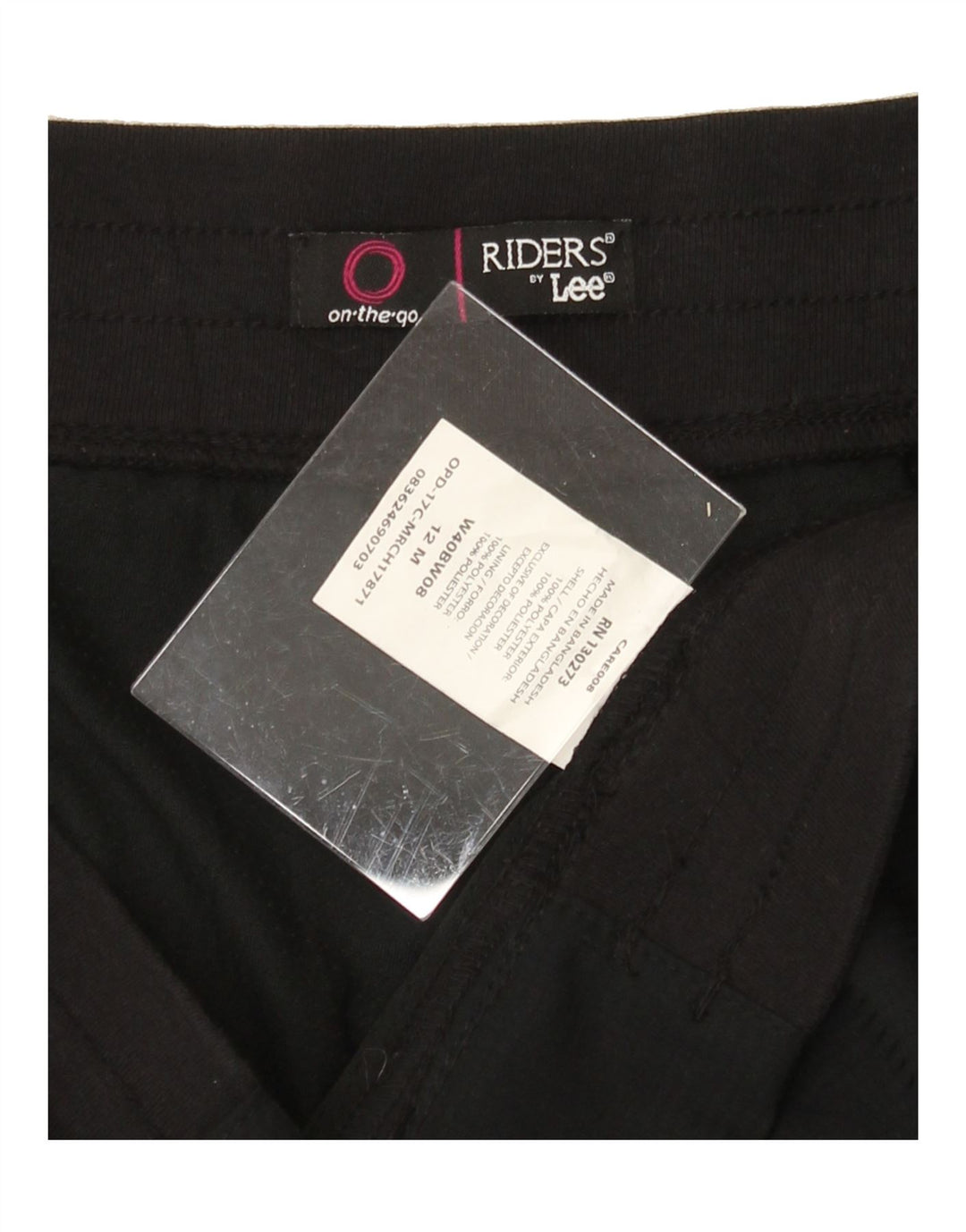 LEE Womens Riders Skort US 12 Large  Black Polyester Vintage Lee and Second-Hand Lee from Messina Hembry 