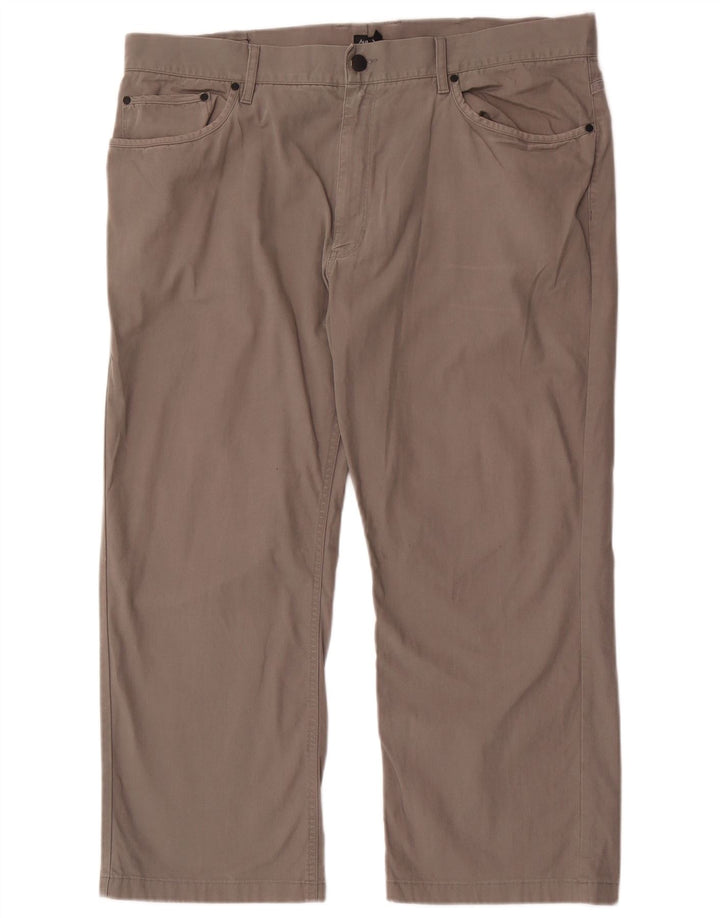 Marks & Spencer Herren Autograph gerade geschnittene Hose W40 L25 Grau