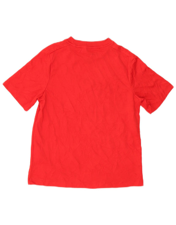 Nike Dri Fit Grafik-T-Shirt für Jungen, 10–11 Jahre, mittelrotes Polyester