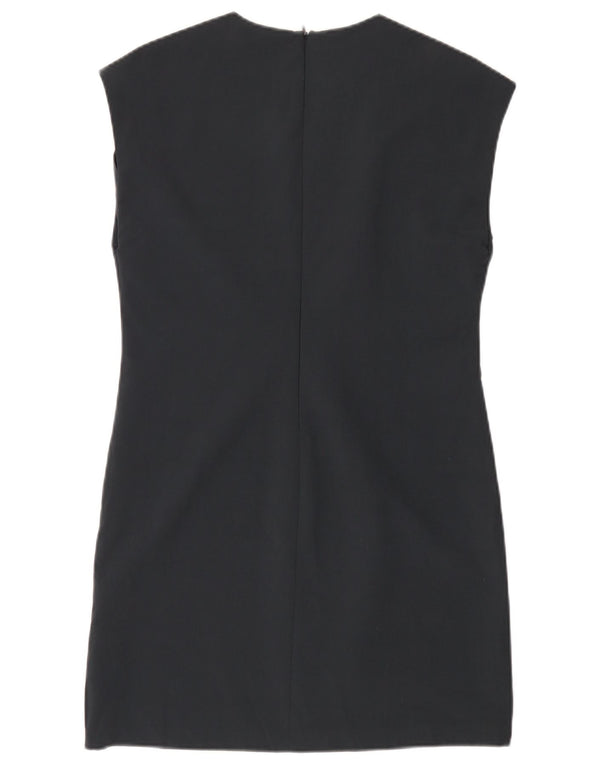Zara Damen Etuikleid UK 12 Medium Marineblau Polyester
