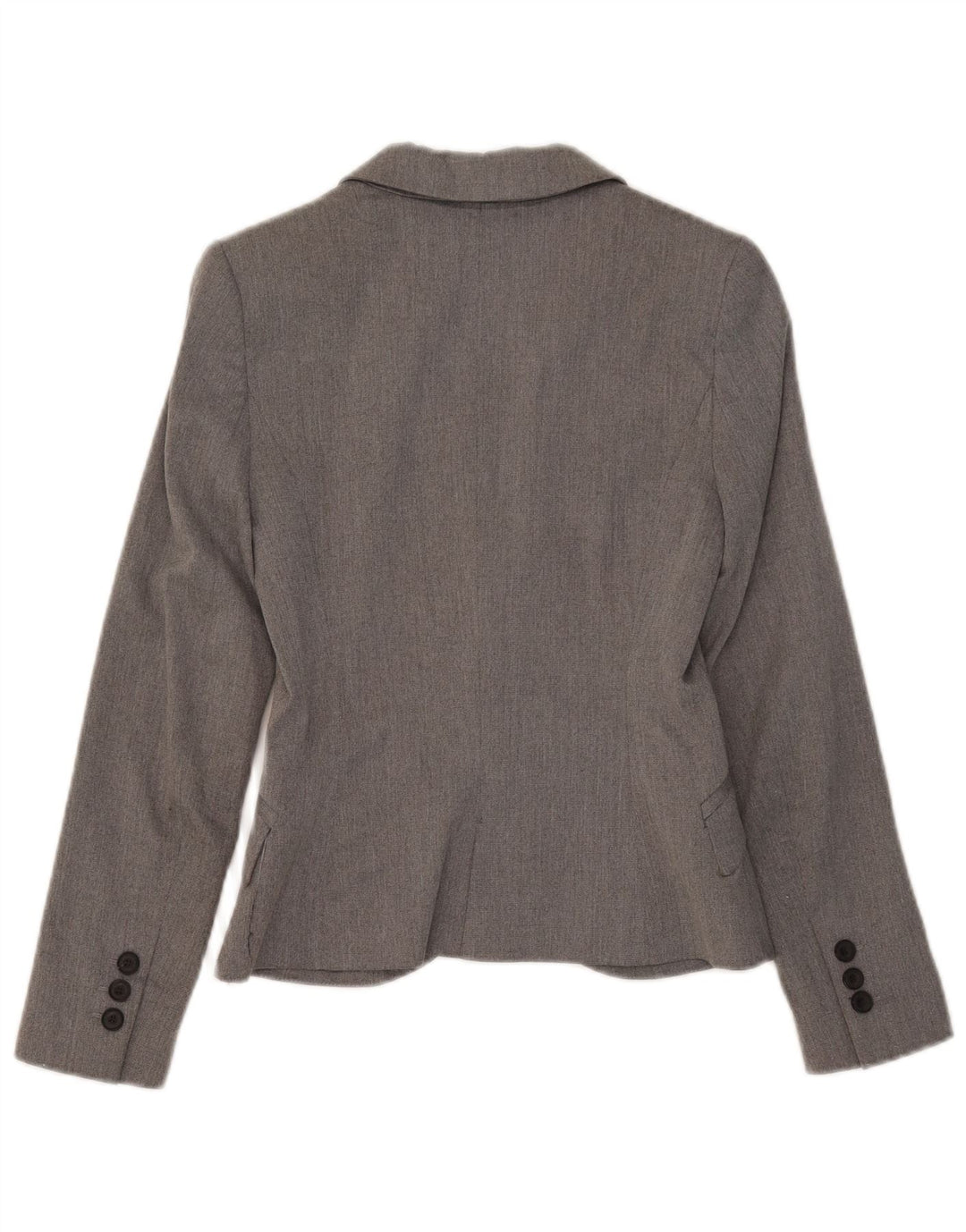 Zara Damen 1-Knopf-Blazerjacke UK 6 XS Grau