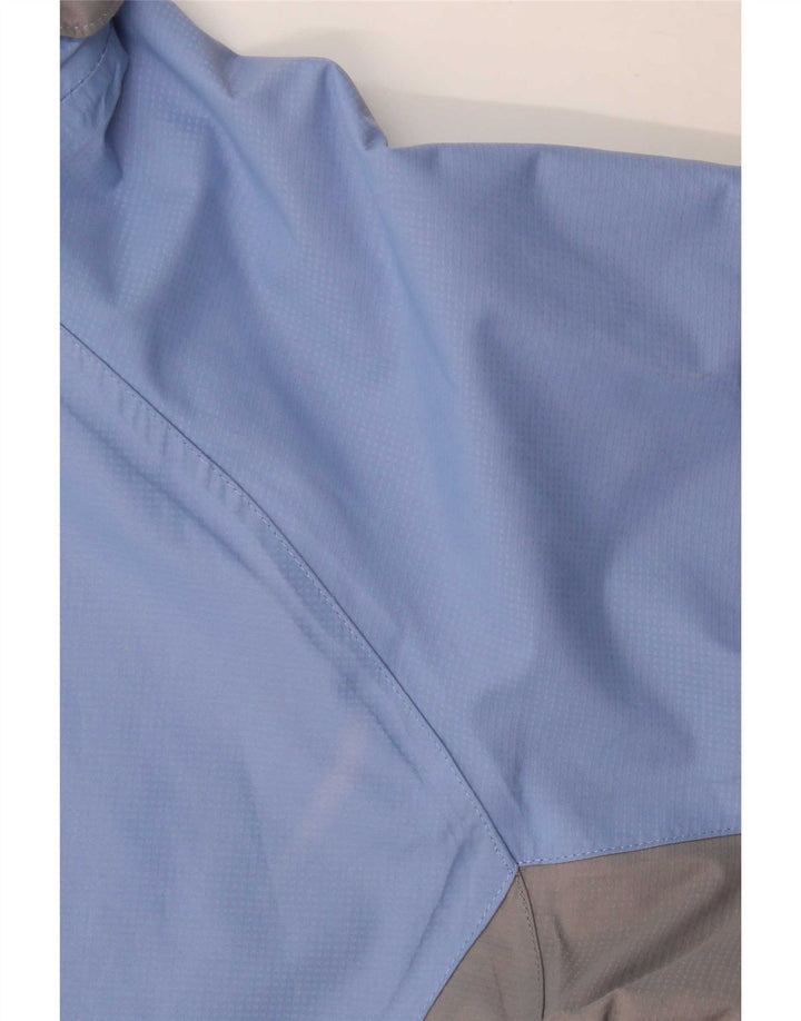 Columbia Damen Interchange Regenjacke UK 14 Large Blue Colourblock