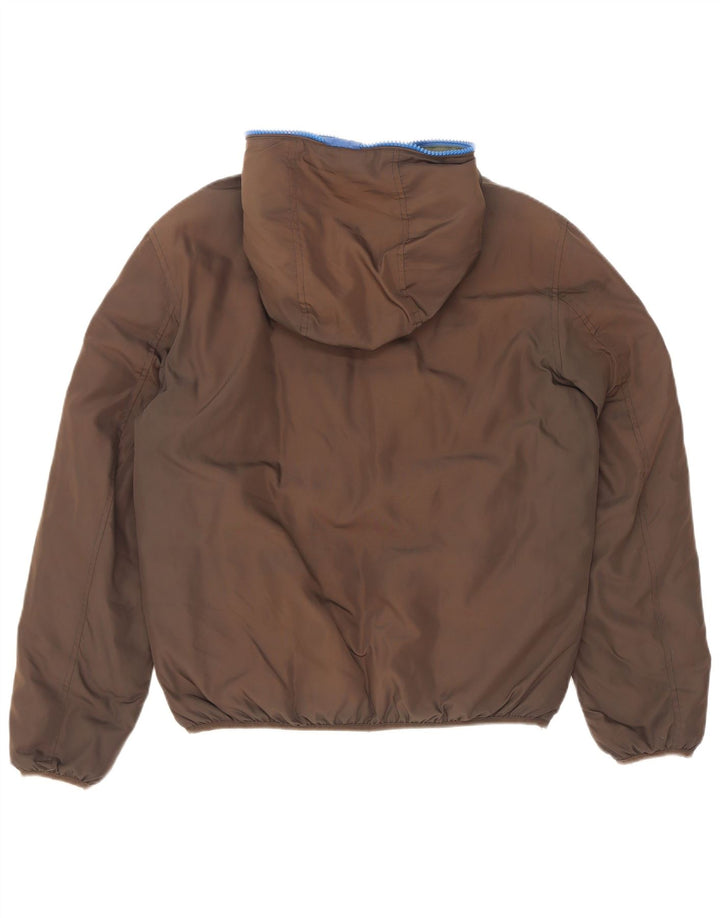 Invicta Herren Kapuzenjacke, wendbar, gepolstert, UK 40, Größe L, Braun, Polyester