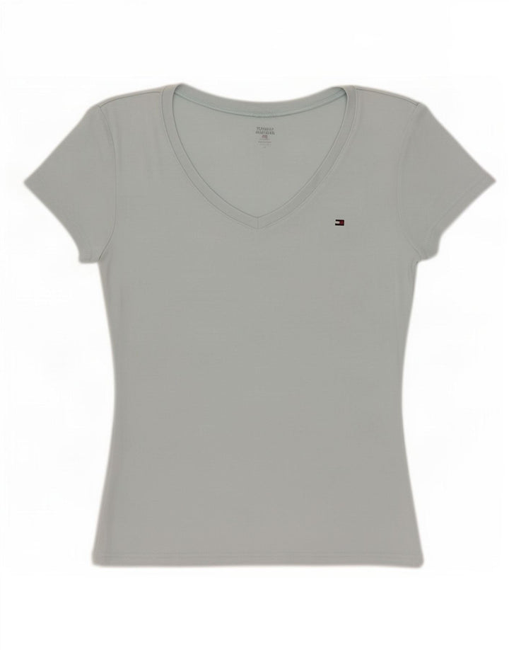 Tommy Hilfiger Damen T-Shirt Top UK 12 Mittelblau
