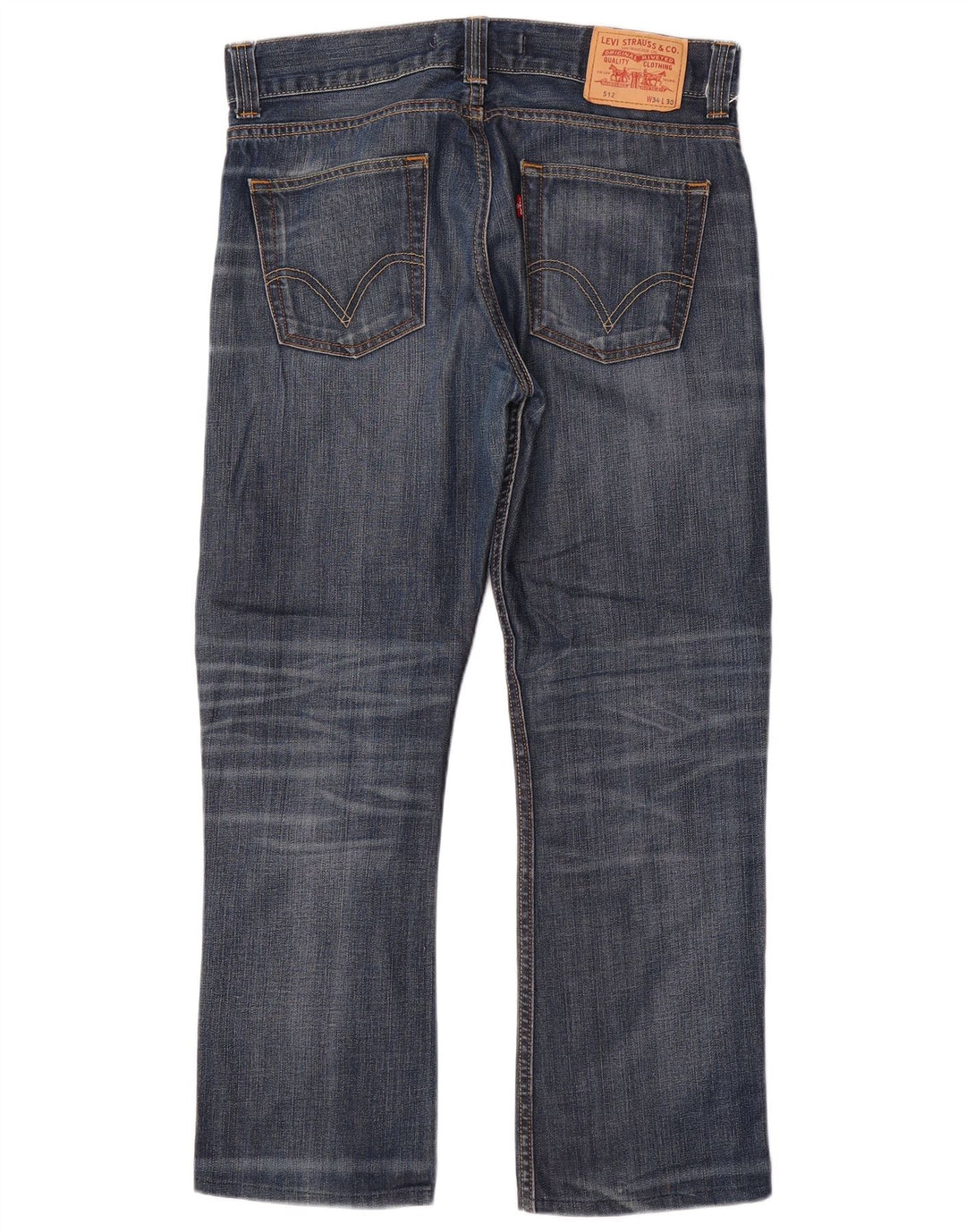 Levi's Herren 512 Bootcut Jeans W34 L29 Blau