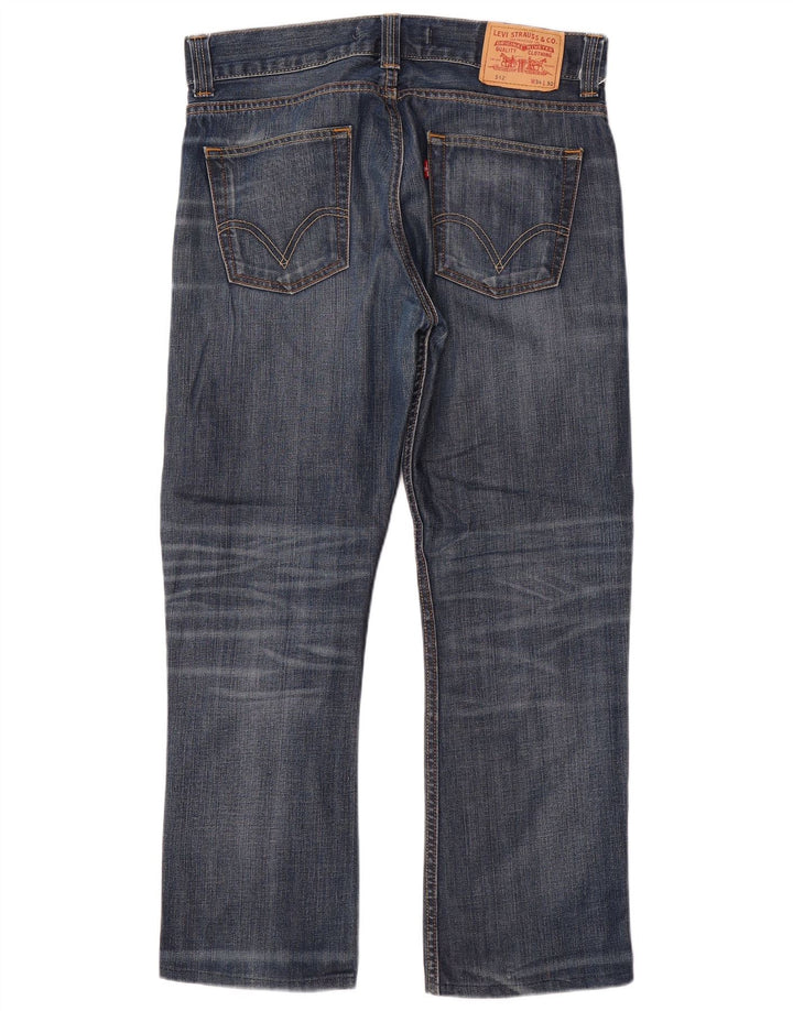 Levi's Herren 512 Bootcut Jeans W34 L29 Blau