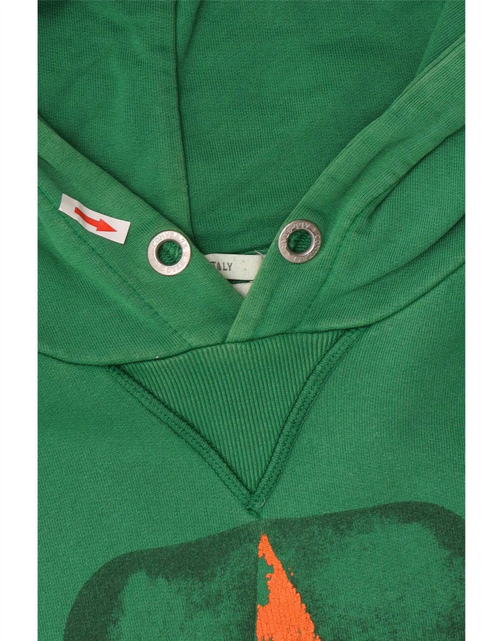Converse Herren-Kapuzenpullover mit Grafik, groß, grüne Baumwolle