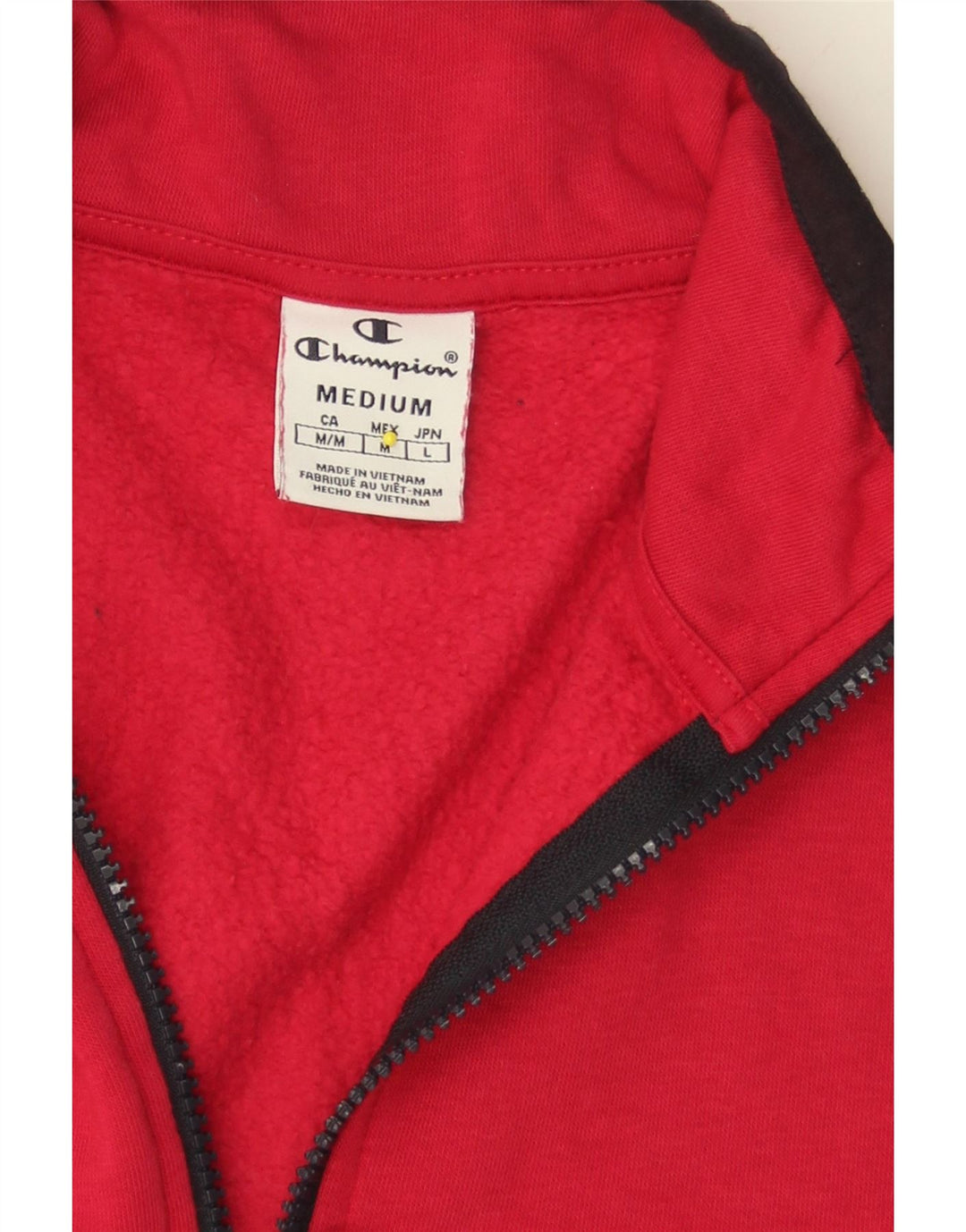 CHAMPION Womens Tracksuit Top Jacket UK 12 Medium Pink Cotton Vintage Champion and Second-Hand Champion from Messina Hembry 