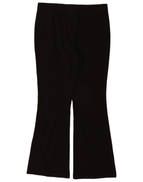 Marks & Spencer Damen Flare-Anzughose UK 12 Medium W30 L31 Schwarz