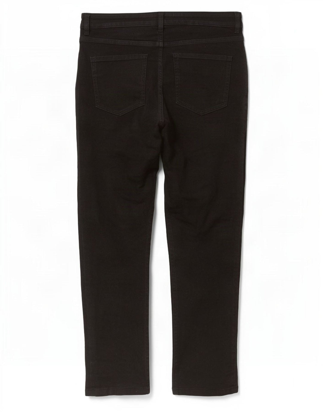 Marks & Spencer Damen Short Slim Jeans UK 14 Medium W30 L27 Schwarze Baumwolle