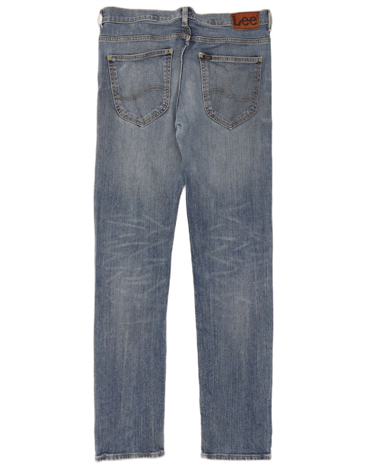 Lee Herren Powell Slim Jeans W33 L34 Blaue Baumwolle