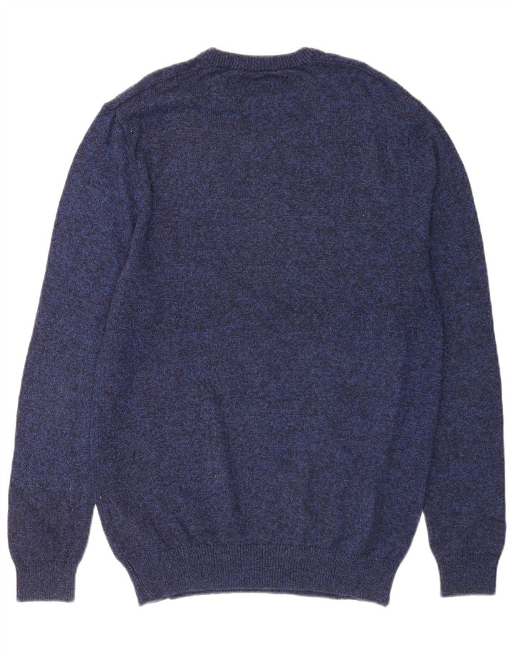 Jack Wills Herren-Pullover mit Rundhalsausschnitt, mittleres Marineblau meliert