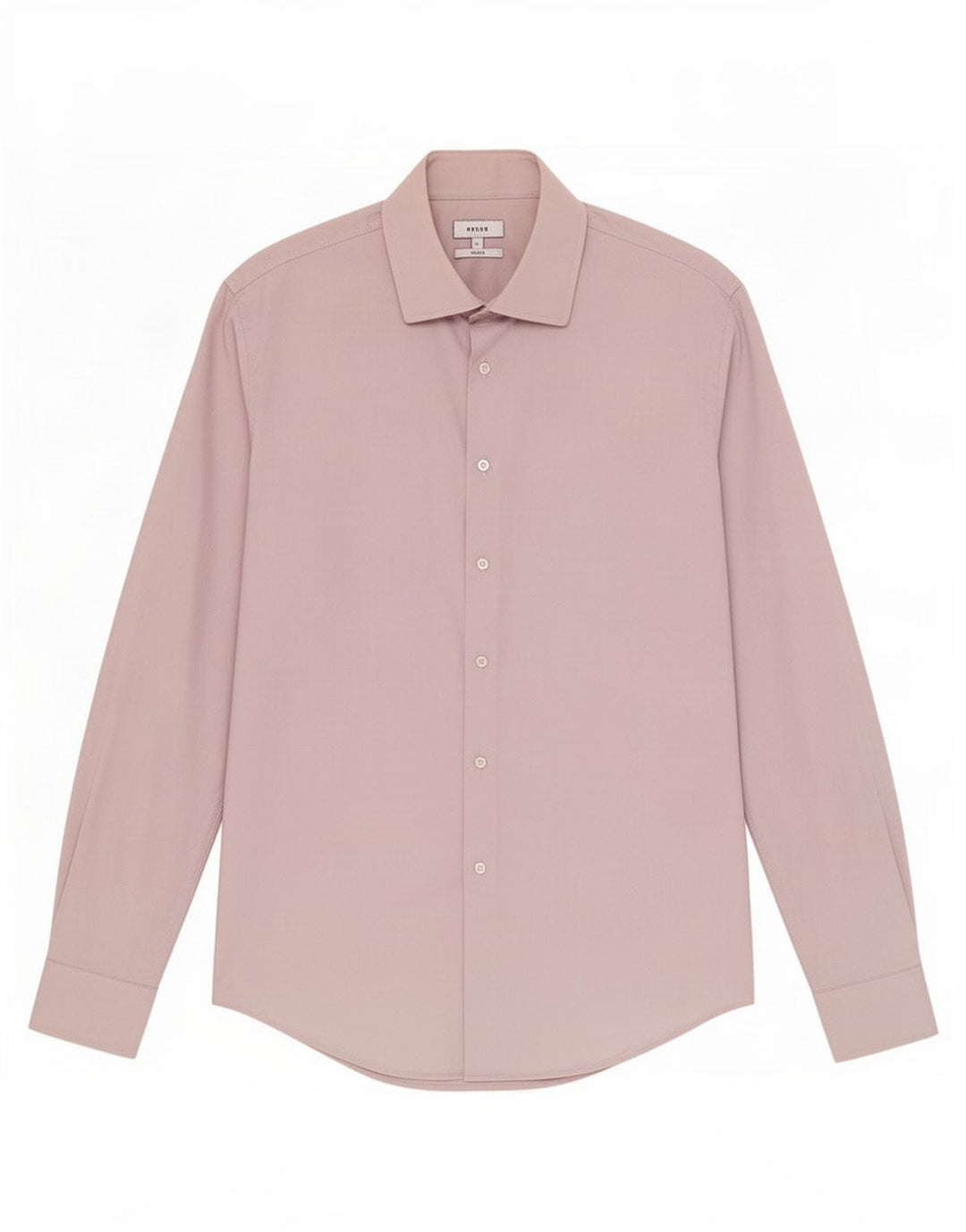 Reiss Herren-Slim-Fit-Hemd, Größe L, Lila, Baumwolle