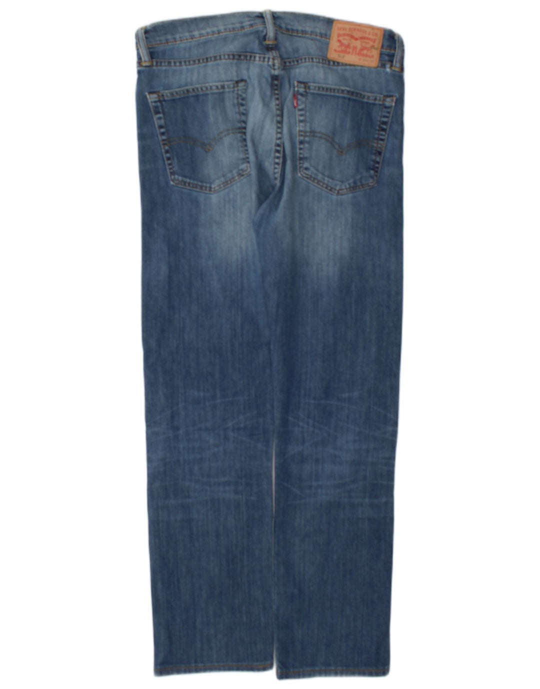 Levi's Herren 513 Slim Straight Jeans W33 L30 Blaue Baumwolle
